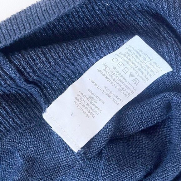 J Crew 100% Linen Relax Fit Crewneck Sweater XS - Picture 9 of 11
